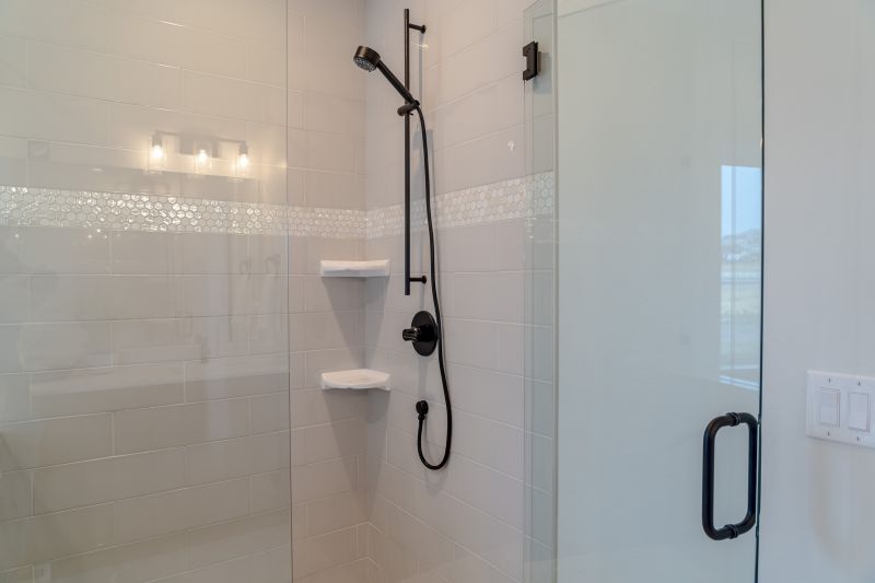 Glass Shower with Seating